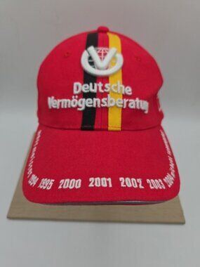 Michael Schumacher DVAG Hat • NEW • F1 Licensed • Red